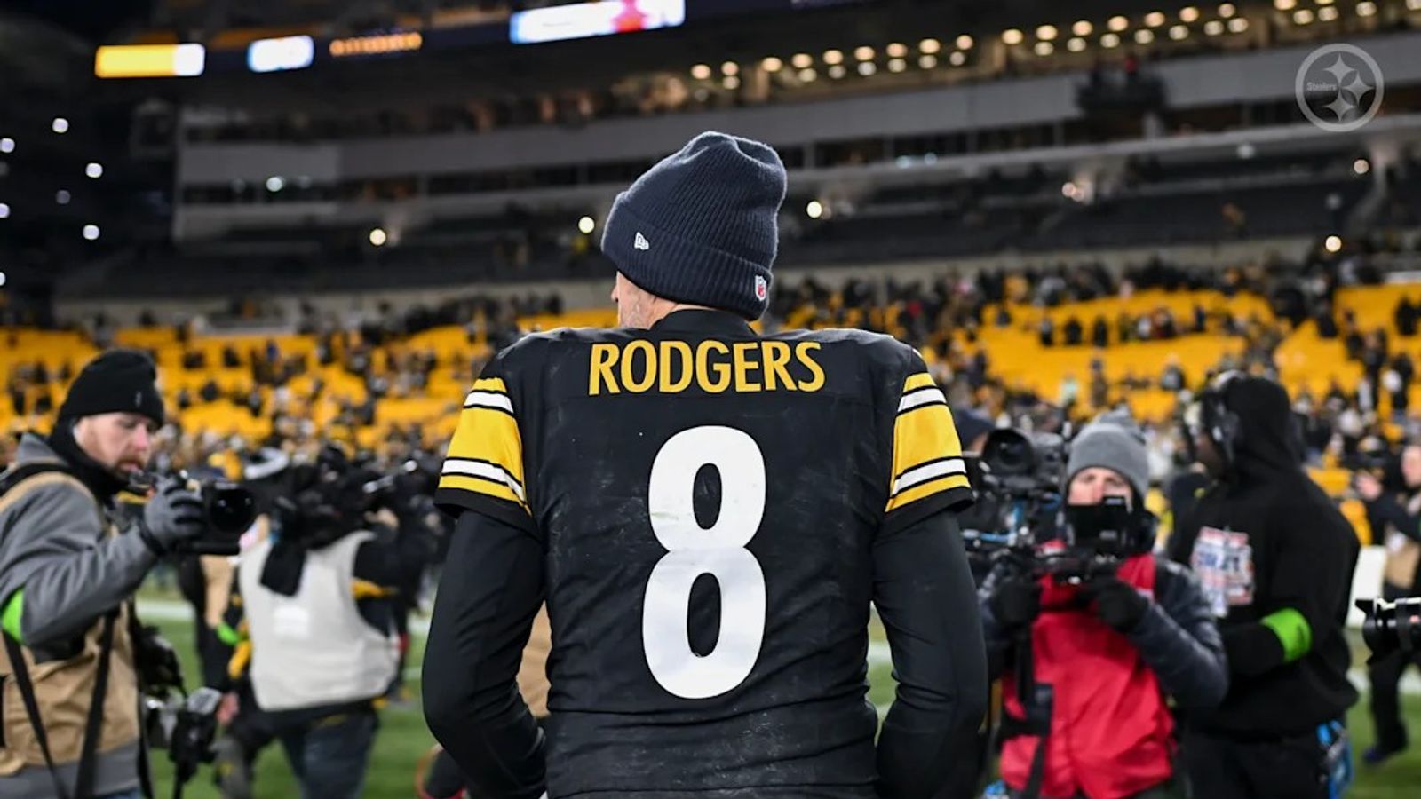 The Steelers' Aaron Rodgers Farewell Tour In Pittsburgh (Steelers News). Photo by Karl Roser / Pittsburgh Steelers