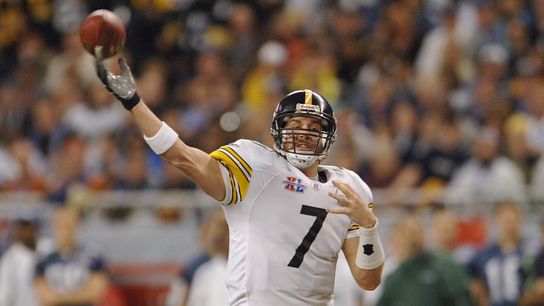 Former Steelers quarterback Ben Roethlisberger (7) during Super Bowl XL between the Pittsburgh Steelers and Seattle Seahawks. Former Steelers quarterback Ben Roethlisberger (7) during Super Bowl XL between the Pittsburgh Steelers and Seattle Seahawks.