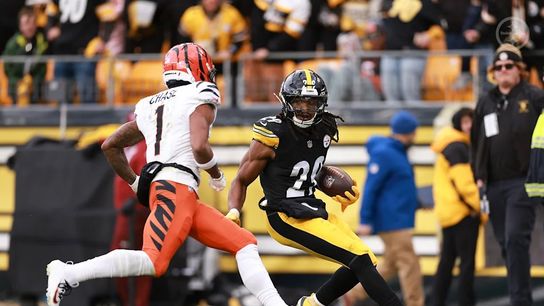 Steelers safety Kyle Dugger (29) during a regular season matchup between the Pittsburgh Steelers and Cincinnati Bengals.