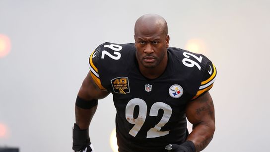 Steelers Great James Harrison Reveals Secret Behind Patrick Queen's Emotions: "He's Talking On Something That He Can't Really Speak On". Photo by Gregory Shamus / Getty Images