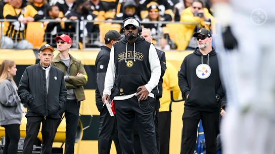 Steelers head coach Mike Tomlin during a regular season matchup between the Pittsburgh Steelers and Indianapolis Colts. Steelers head coach Mike Tomlin during a regular season matchup between the Pittsburgh Steelers and Indianapolis Colts.