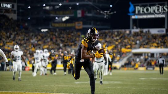 Steelers wide receiver Marquez Valdes-Scantling (11) during a regular season matchup between the Pittsburgh Steelers and Miami Dolphins.