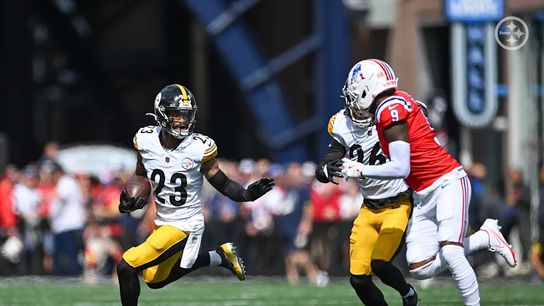 Former Steelers cornerback Darius Slay (23) during a regular season matchup between the Pittsburgh Steelers and New England Patriots. Former Steelers cornerback Darius Slay (23) during a regular season matchup between the Pittsburgh Steelers and New England Patriots.