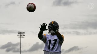 Steelers' Eye-Opening Rookie Report Shows Germie Bernard Faces A Tough Path To Playing Time (Steelers News). Photo by Alysa Rubin / Pittsburgh Steelers