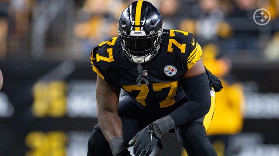 Steelers' Broderick Jones Is Definitely Frustrated Following Loss To Seahawks: "Like A Sh*t Show". Photo by Abigail Dean / Pittsburgh Steelers
