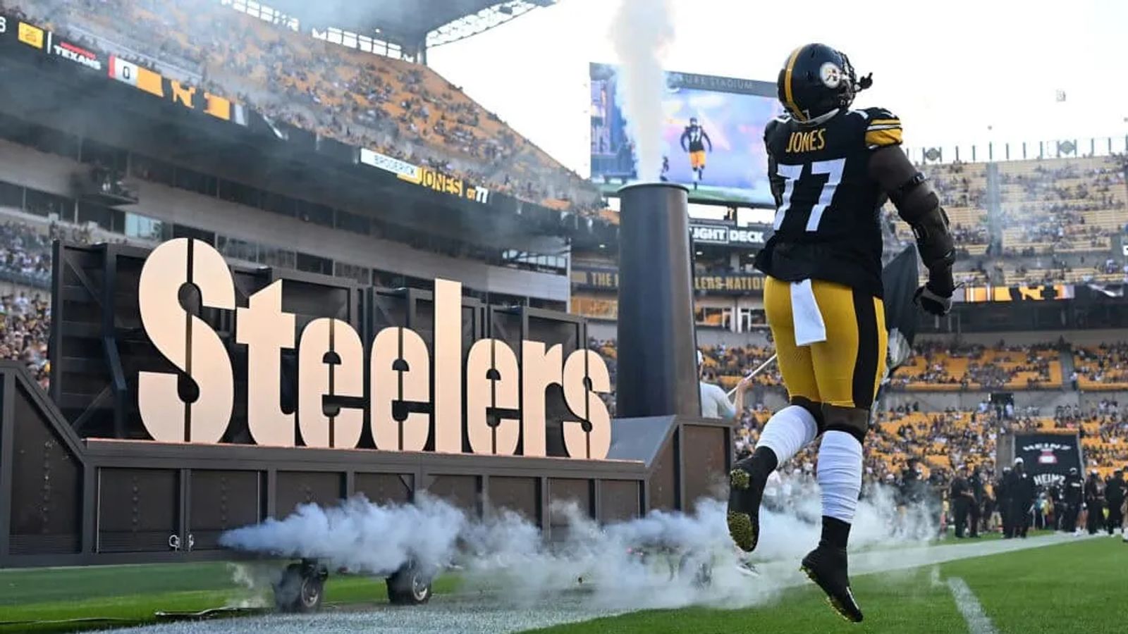 Steelers' Broderick Jones Admits He's Still Adapting To Playing Left Tackle (Steelers News). Photo by Justin Berl / Getty Images