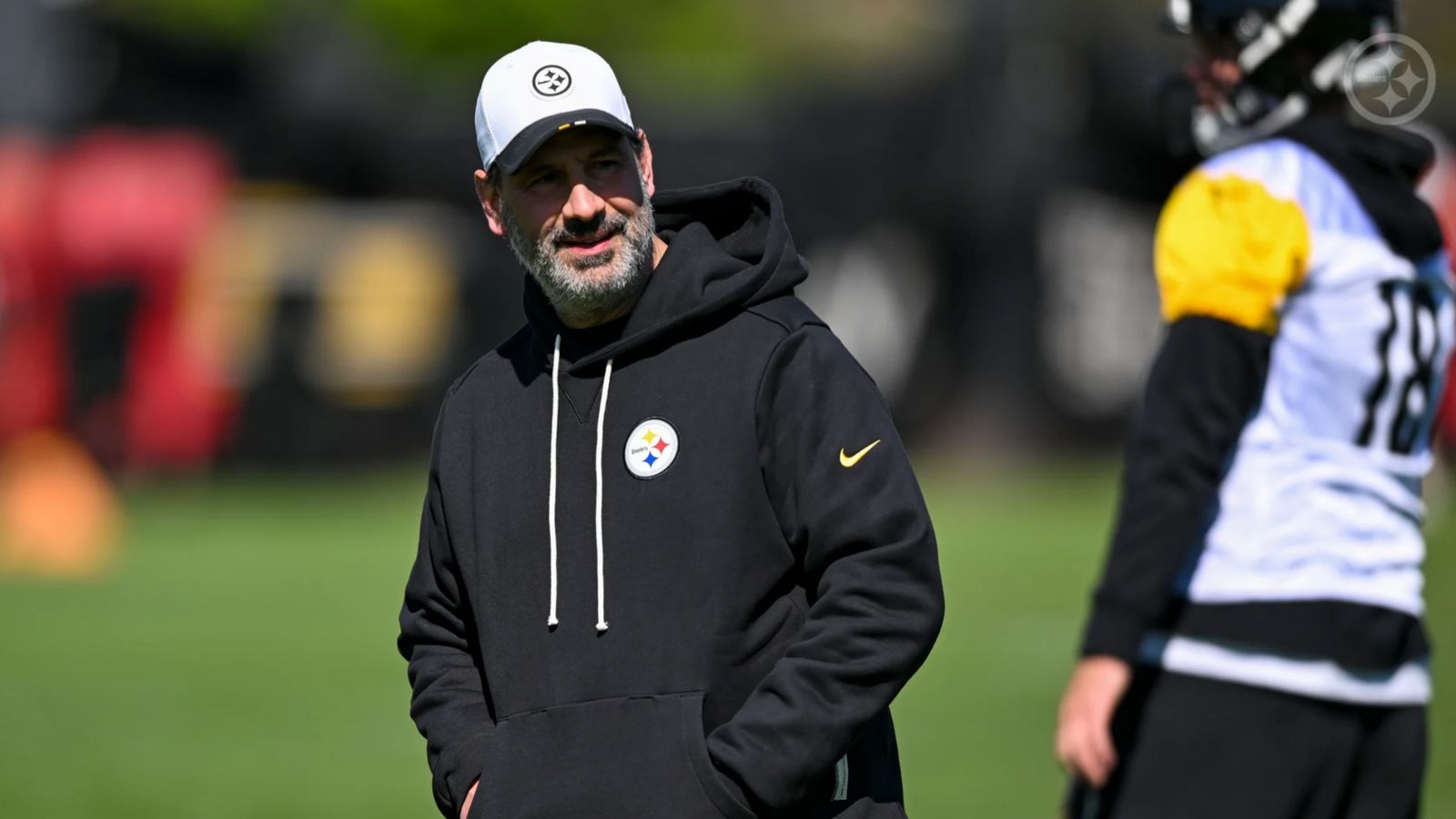 Steelers Get Blunt Reality Check On Brian Angelichio’s Crucial Offensive Role (Steelers News). Photo by Karl Roser / Pittsburgh Steelers