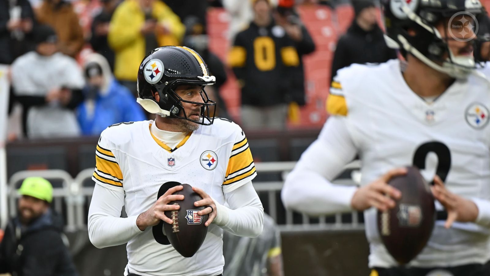 Steelers' QB Room Given Jaw-Dropping Grade  (Steelers News). Photo by Karl Roser / Pittsburgh Steelers 