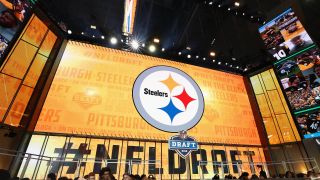 Steelers Floated Again As A Strong Candidate To Re-Enter Round 1 With Calculated Trade (Steelers News). Photo by Ronald Martinez / Getty Images