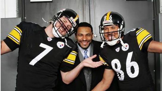 Pittsburgh Steelers Ben Roethlisberger Jerome Bettis Hines Ward Pittsburgh Steelers Ben Roethlisberger Jerome Bettis Hines Ward