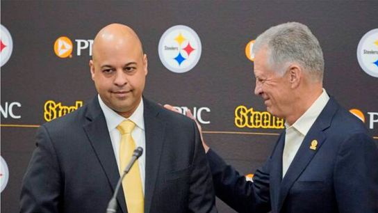 Pittsburgh Steelers Art Rooney II Omar Khan Pittsburgh Steelers Art Rooney II Omar Khan