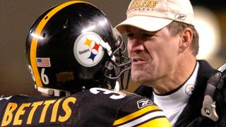 Steelers' Bill Cowher Holds Jerome Bettis Responsible For Ridiculous String Of Bad Luck After 1998 Debacle (Bill Cowher). Photo by CBS Sports