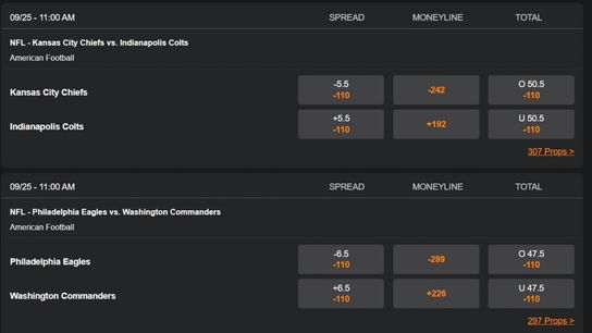 Betting Bet Steelers