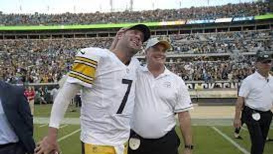 Steelers Retired Quarterback Ben Roethlisberger and General Manager Kevin Colbert