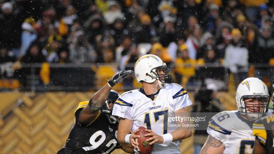 Steelers' James Harrison sacks Philip Rivers
