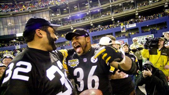 Steelers Harris and Bettis