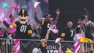 How One Steelers Star Became A Voice For Medical Cannabis (Steelers News). Photo by Jordan Schofield / SteelerNation (X: @JSKO_PHOTO)