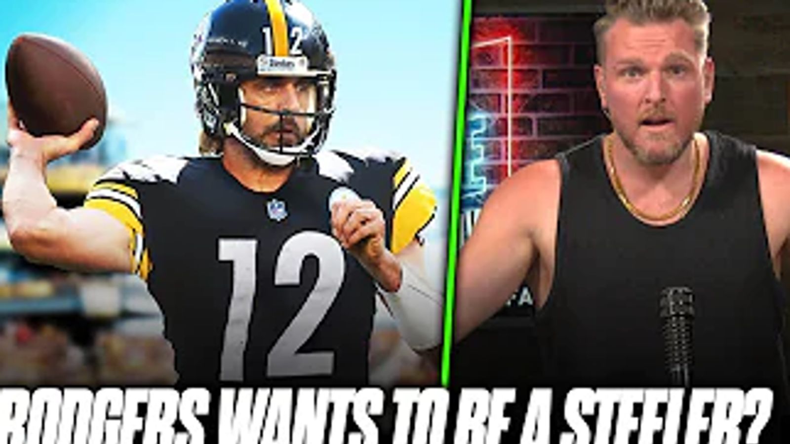 aaron rodgers pittsburgh steelers uniform