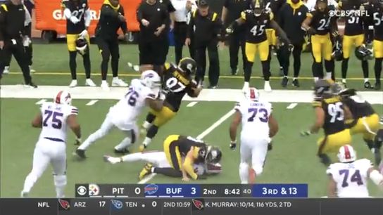 WATCH - TJ Watt Strips Josh Allen (Steelers News)