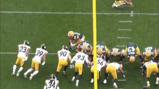 Steelers Hosed on Offsides Call before Half (Steelers Inactives)