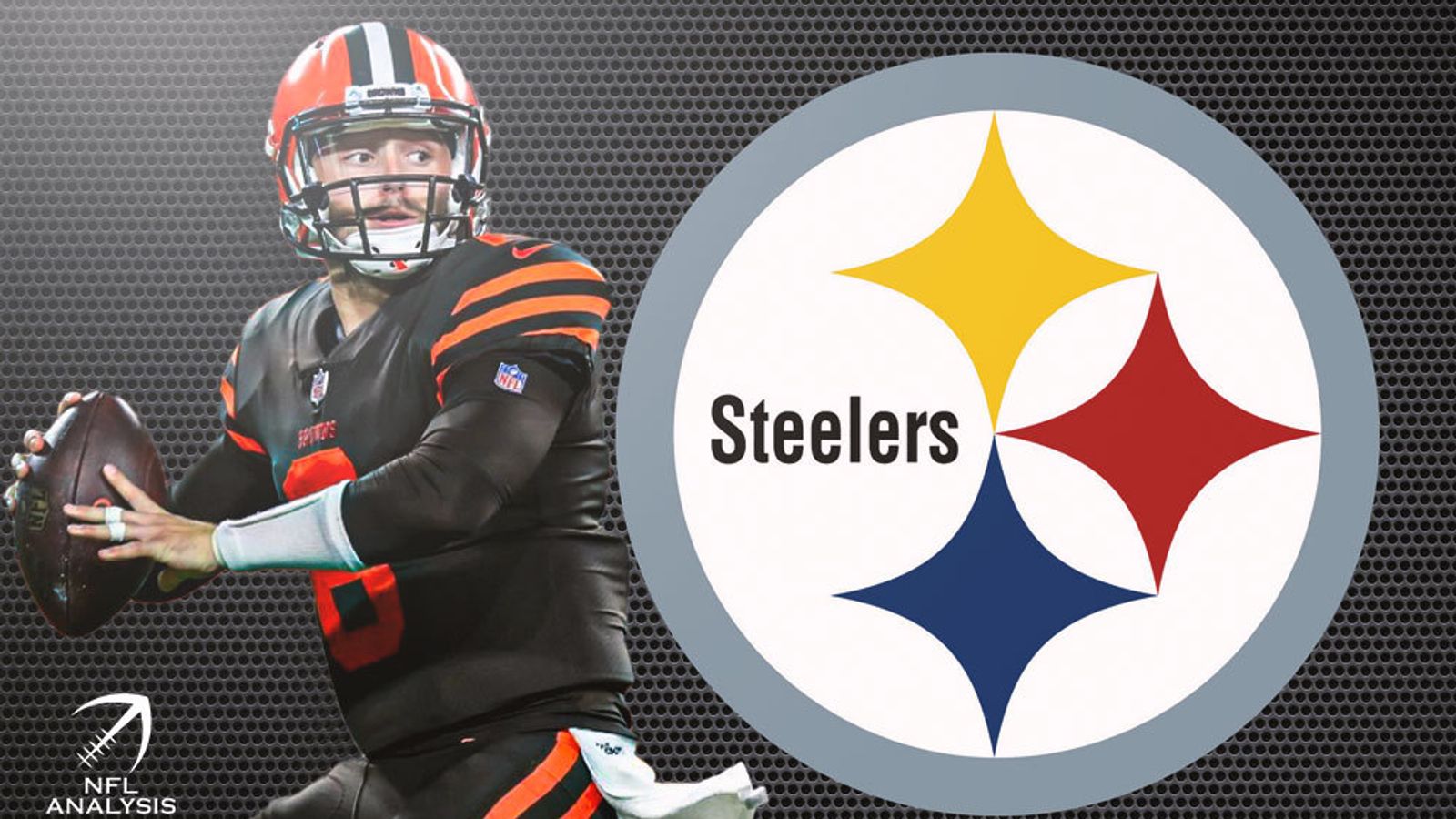baker mayfield in steelers uniform