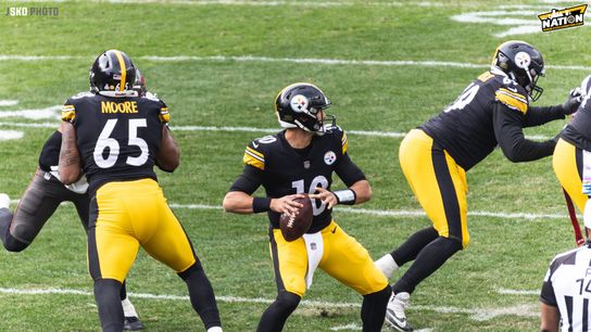 Steelers QB Mitch Trubisky against the Bucs