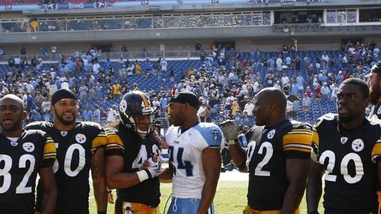 Steelers Troy Polamalu Chris Hope