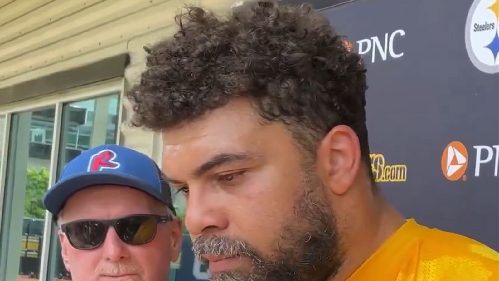 Steelers' Cameron Heyward Noted 1 Interesting Player Who Has Impressed During OTAs (Steelers News). Photo by 93.7 The Fan