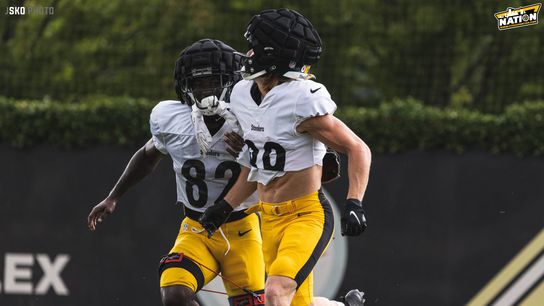 Steelers WRs Gunner Olszewski and Steven Sims