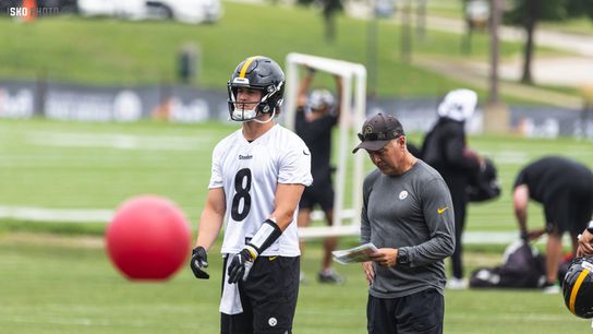 Steelers Kenny Pickett and Mike Sullivan Steelers Kenny Pickett and Mike Sullivan