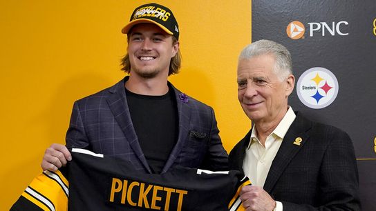 Steelers Kenny Pickett and Art Rooney