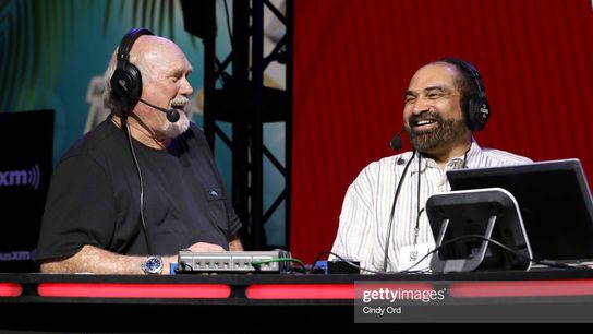 Former Steelers greats Terry Bradshaw and Franco Harris