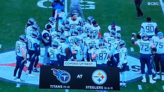 Titans Show Steelers Logo Disrespect Before Kickoff (Commentary)