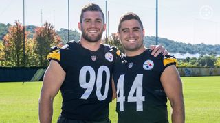 Steelers' TJ Watt Weighs In On Sibling Clash in 2023 Super Bowl (TJ Watt). Photo by Steelers.com