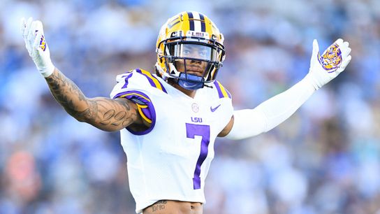 Steelers NFL Draft prospect, LSU's CB Derek Stingley Jr. | Brian Rothmuller/Icon Sportswire via Getty Images