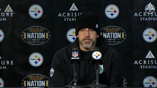 Steelers' Aaron Rodgers Has Aggressive Defense Of Highly Questionable Offensive Play Call. Photo by Steelers.com