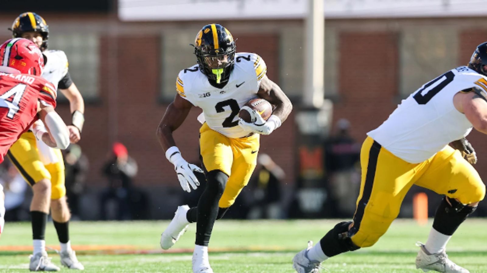 Steelers OC Arthur Smith Sees A Smooth Transition To The NFL For Rookie Kaleb Johnson (Steelers News). Photo by Iowa Athletics