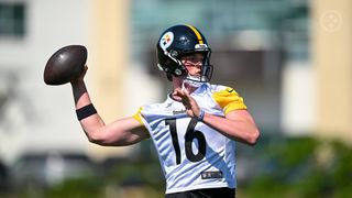 Steelers' Drew Allar Just Got An Extremely Early Advantage Over Will Howard (Steelers News). Photo by Karl Roser / Pittsburgh Steelers