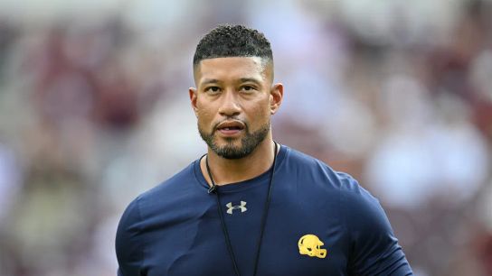 Report: Steelers Have Had Internal Discussions About Replacing Mike Tomlin With Notre Dame's Marcus Freeman. Photo by Jack Gorman / Getty Images