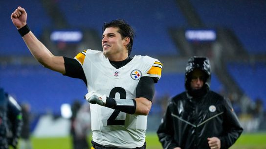 Steelers' Mason Rudolph Drops Big Hint About Pittsburgh's Quarterback Situation. Photo by Matt Rourke / AP Photo