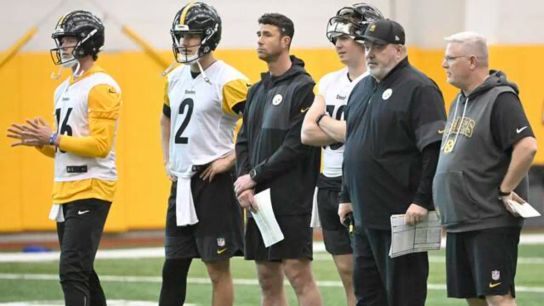 Steelers QB Now Has The Upper Hand In Pivotal Competition To Be Aaron Rodgers' Backup. Photo by Chaz Palla  / Trib-Live