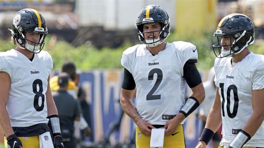 Pittsburgh Steelers Mason Rudolph Mitch Trubisky Kenny Pickett Pittsburgh Steelers Mason Rudolph Mitch Trubisky Kenny Pickett