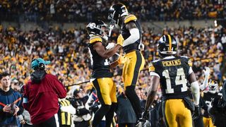 Steelers Likely To Make Unpopular Roster Decision At Wide Receiver During The 2025 Offseason (Steelers News). Photo by Benjamin B. Braun / Post-Gazette 