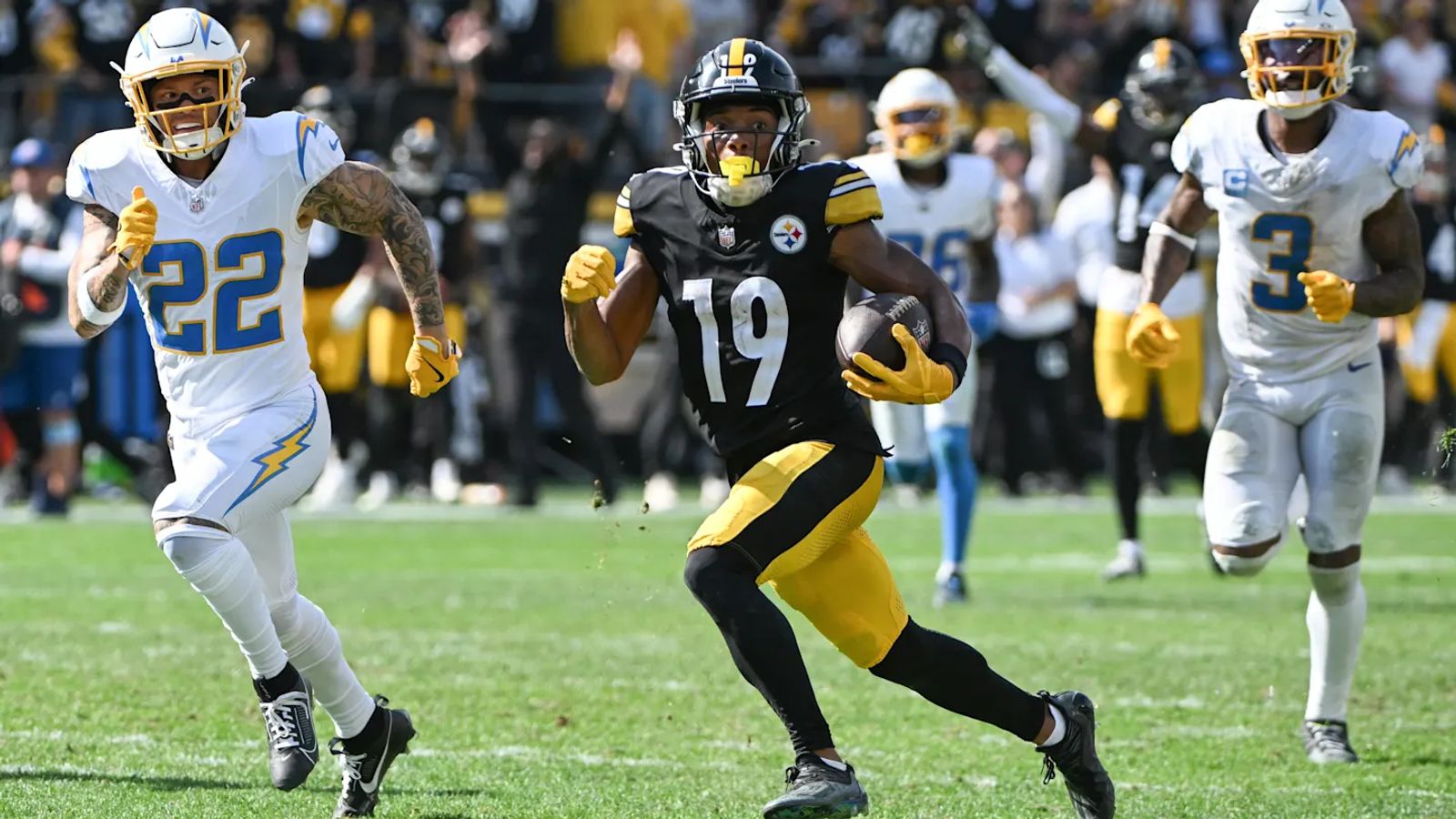 Steelers' Zach Azzanni Emphatically Stressed Calvin Austin lll As Wide Receiver Two (Steelers News). Photo by Sports Illustrated 