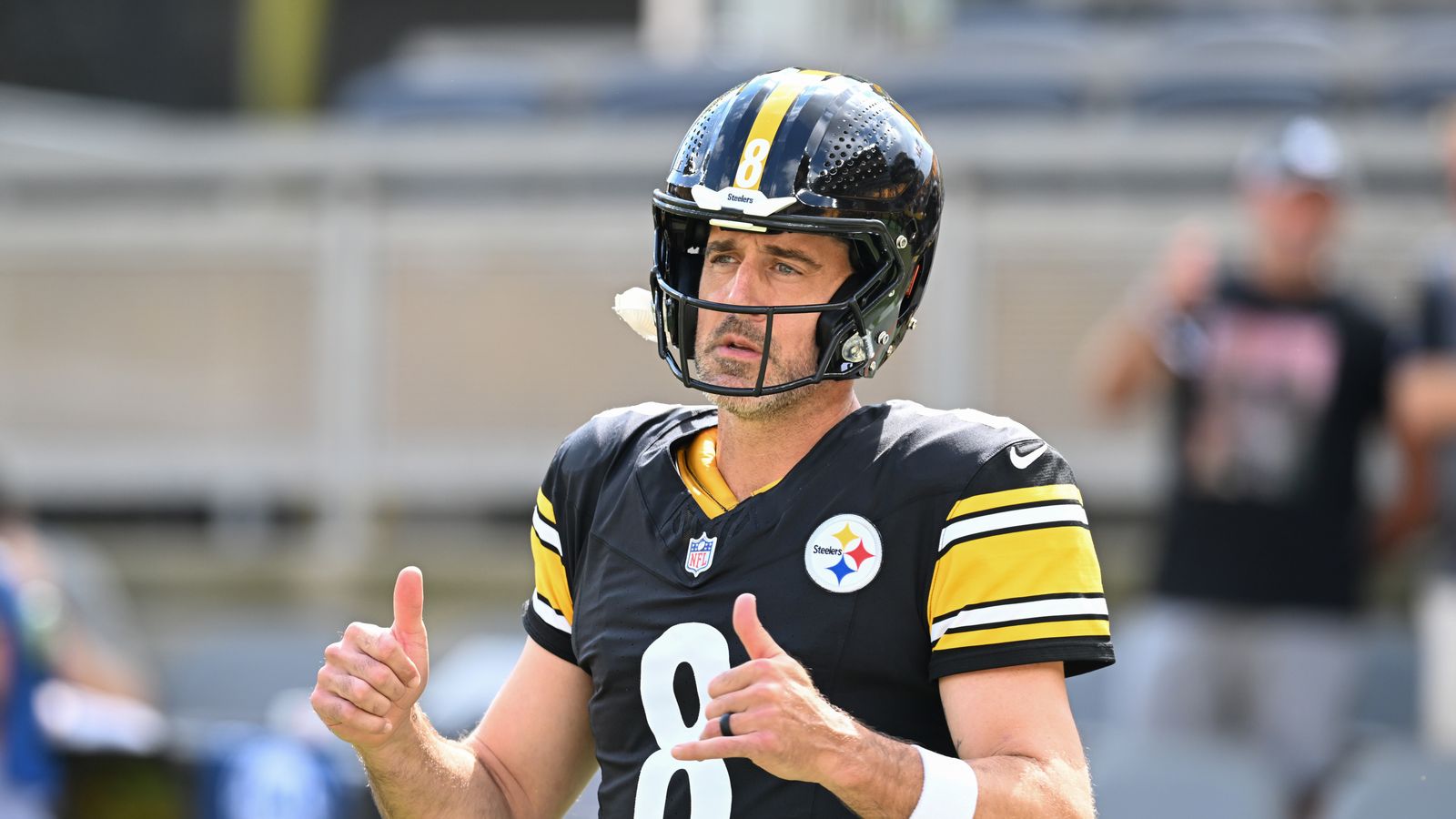 Aaron Rodgers Changed His Workouts And Now Expects Better For Steelers At 42 (Steelers News). Photo by Barry Reeger / Imagn Images