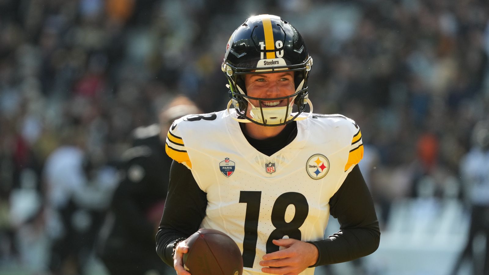 Steelers' Will Howard Gets Alarming News About Future In Pittsburgh (Steelers News). Photo by Kirby Lee / Imagn Images