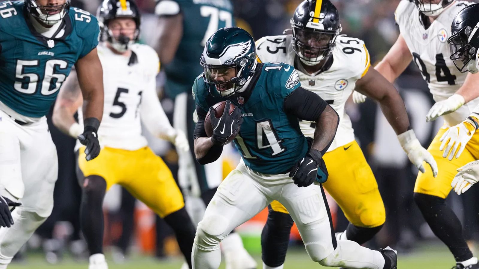 Steelers' Kenneth Gainwell Quickly Emerging As Top Special Teams Option (Steelers News). Photo by Bill Streicher/ Imagn Images