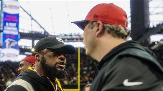 Steelers Arthur Smith Mike Tomlin Steelers Arthur Smith Mike Tomlin
