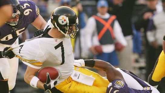 Steelers Ravens Ben Roethlisberger Bart Scott Steelers Ravens Ben Roethlisberger Bart Scott