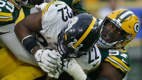 Steelers Packers Kenny Clark Najee Harris Steelers Packers Kenny Clark Najee Harris